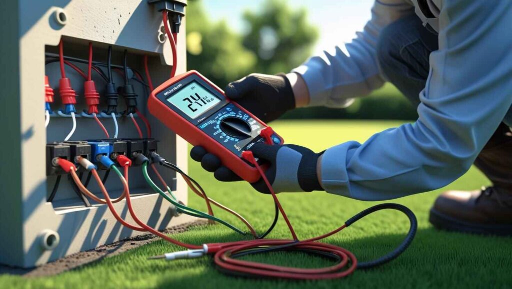 Sprinkler System Troubleshooting with a Multimeter