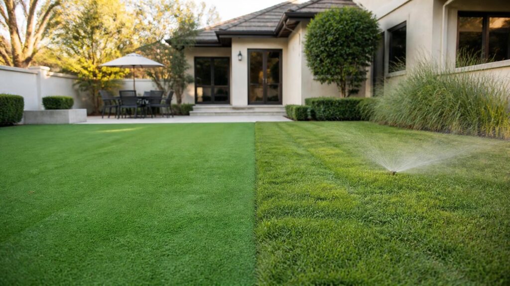Artificial Turf vs Natural Grass