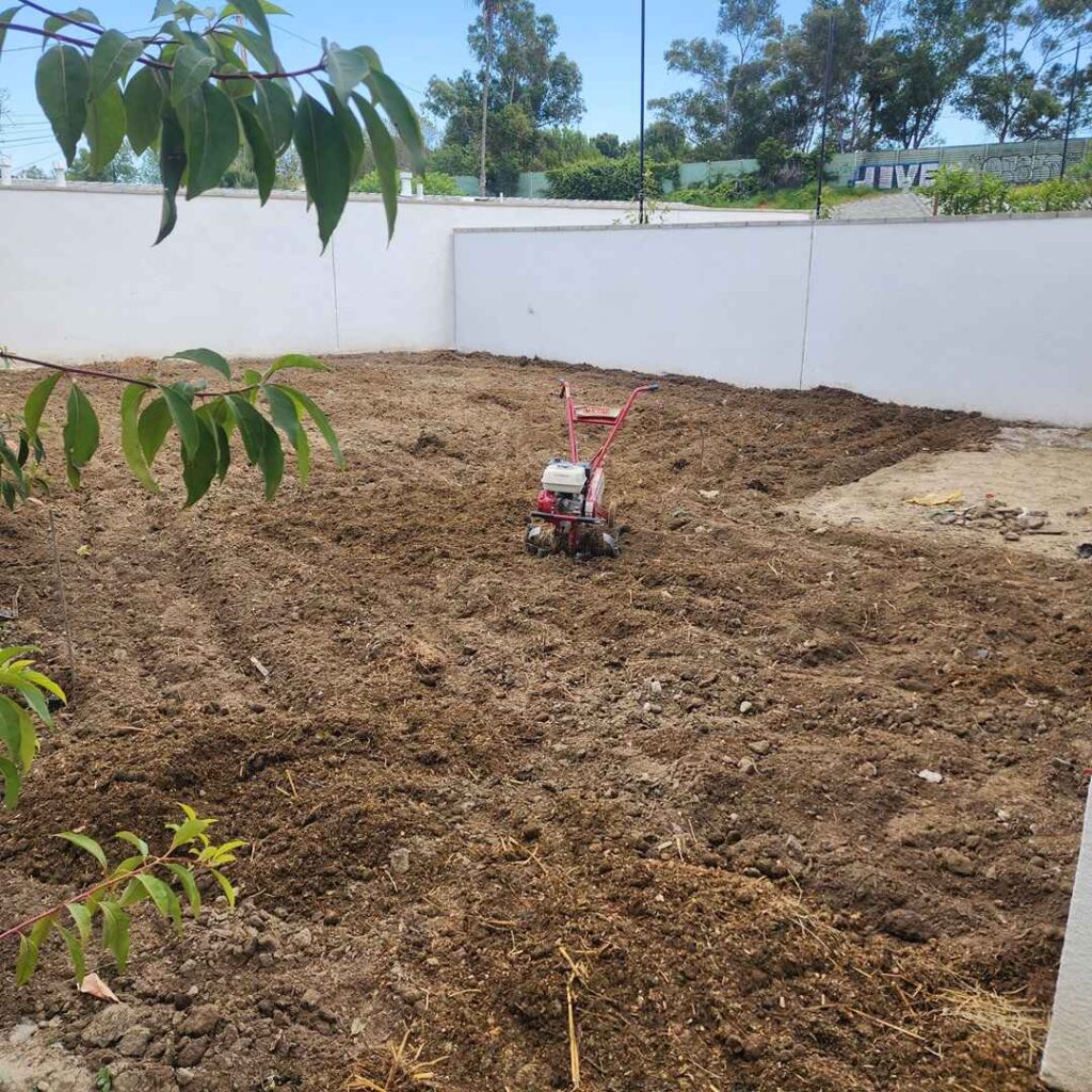 lawn soil preparation