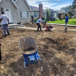 rototilling before sod