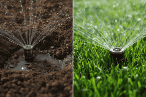 Broken Sprinkler Pipe Repair